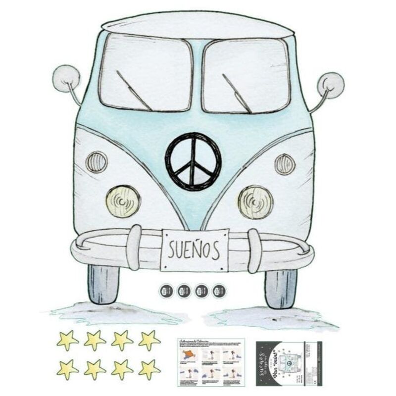 SDCTEEN25 VINILO - Van Mint ACCOMS. MOBILIARIO Y DECORACION PARA BEBE - . Color 0. 