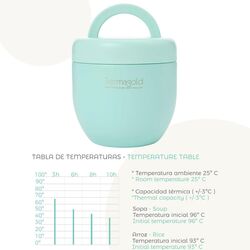 Termo para solidos 600 ml  TERMAGOLD. PUERICULTURA Y COMPLEMENTOS PARA BEBES - COMIDA TERMOS RECIPIENTES . Color 0. 