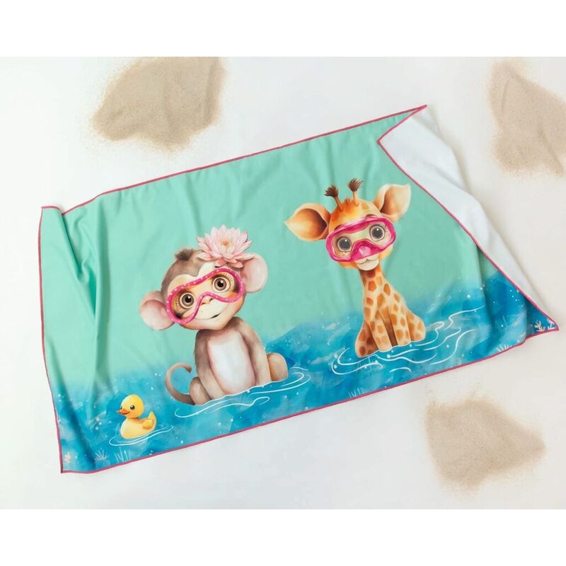 4827 RED TOALLA 150X75CMS 230GRS MICROFIBRA KIOKIDS. ROPA PARA BEBES ,PREMAMA Y COLEGIAL - DE 0 5 AÑOS INFANTIL VERANO NIÑO