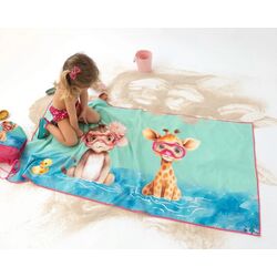 4827 RED TOALLA 150X75CMS 230GRS MICROFIBRA KIOKIDS. ROPA PARA BEBES ,PREMAMA Y COLEGIAL - DE 0 5 AÑOS INFANTIL VERANO NIÑO