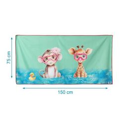 4827 RED TOALLA 150X75CMS 230GRS MICROFIBRA KIOKIDS. ROPA PARA BEBES ,PREMAMA Y COLEGIAL - DE 0 5 AÑOS INFANTIL VERANO NIÑO