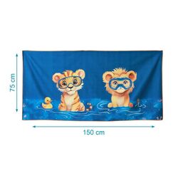 4828 RED TOALLA 150X75CMS 230GRS MICROFIBRA KIOKIDS. ROPA PARA BEBES ,PREMAMA Y COLEGIAL - DE 0 5 AÑOS INFANTIL VERANO NIÑO