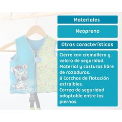 5707 RED CHALECO NEOPRENO 12-24 MESES KIOKIDS. ROPA PARA BEBES ,PREMAMA Y COLEGIAL - DE 0 5 AÑOS INFANTIL VERANO NIÑO Conjunto