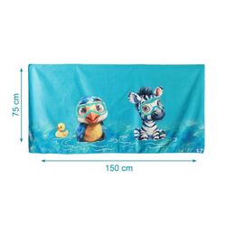 5728 RED TOALLA 150X75CMS 230GRS MICROFIBRA KIOKIDS. ROPA PARA BEBES ,PREMAMA Y COLEGIAL - DE 0 5 AÑOS INFANTIL VERANO NIÑO