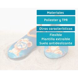 573 ESCARPIN ZAPATO ACUATICO  AQUASOCKER AZUL MARINO KIOKIDS. ZAPATOS PARA BEBE - CHANCLAS Y CANGREJERAS ROPA BEBES ,PREMAMA