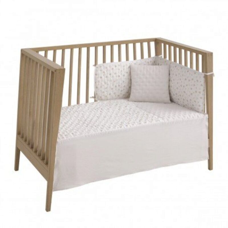 54958 JGO 2 PCS.COLCHA I-V. CUNA 60 BRANCH BEIGE 60x120x3 CM CAMBRASS. MOBILIARIO Y DECORACION PARA BEBE - ROPA CUNA MINICUNA