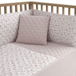 54986 JGO 2 PCS.COLCHA I-V. CUNA 60 BRANCH ROSA 60x120x3 CM CAMBRASS. MOBILIARIO Y DECORACION PARA BEBE - ROPA CUNA MINICUNA