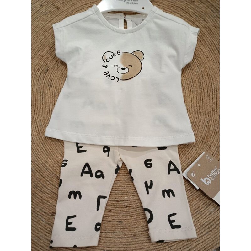 1762 Conjunto leggins mayoral. ROPA PARA BEBES ,PREMAMA Y COLEGIAL - DE 0 5 AÑOS INFANTIL VERANO RECIEN NACIDO MAYORAL 0-1 55 CM