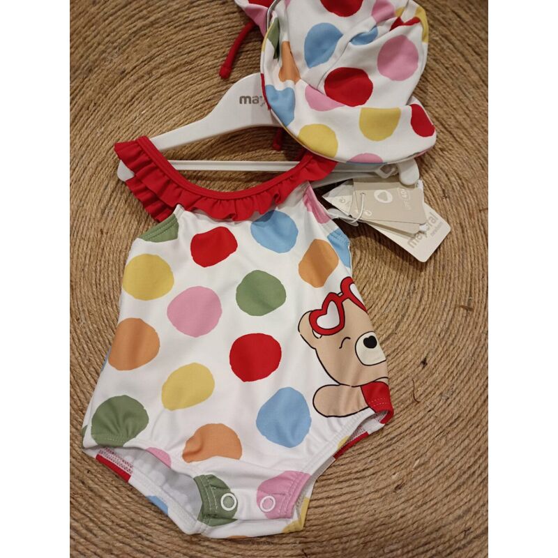 1764 Bañador y gorro mayoral. ROPA PARA BEBES ,PREMAMA Y COLEGIAL - DE 0 5 AÑOS INFANTIL VERANO RECIEN NACIDO MAYORAL 0-1 55 CM