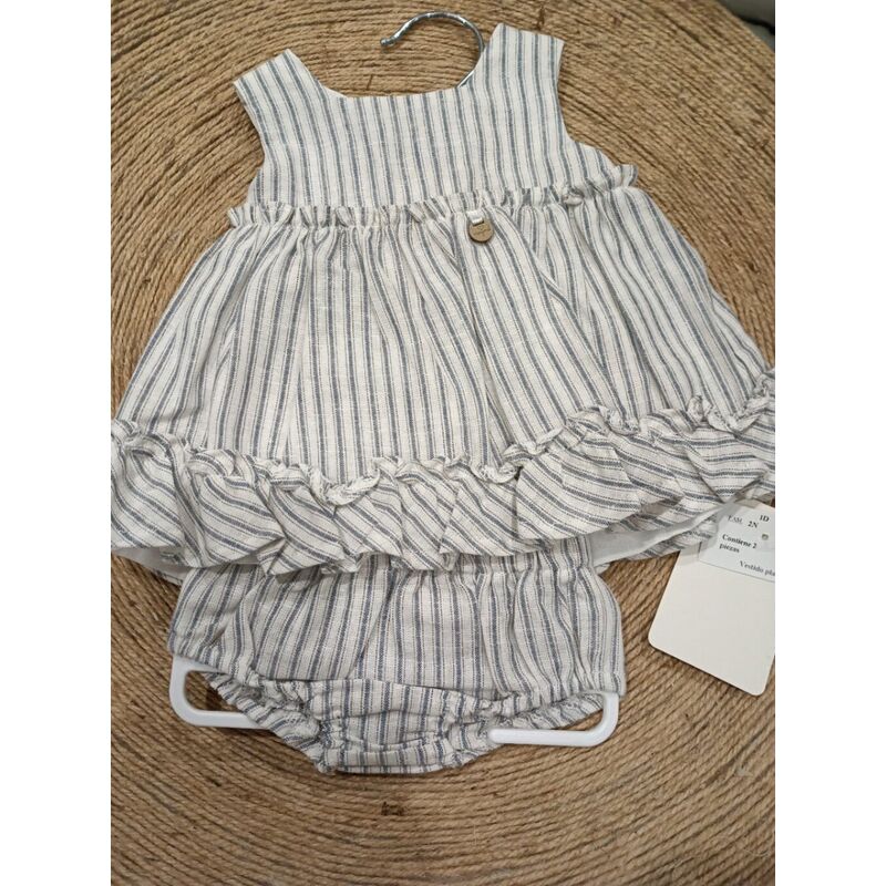 1844 Vestido plana Mayoral. ROPA PARA BEBES ,PREMAMA Y COLEGIAL - DE 0 5 AÑOS INFANTIL VERANO RECIEN NACIDO MAYORAL 0-1 55 CM .