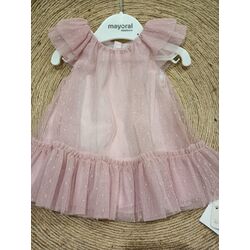1850 Vestido tul Mayoral. ROPA PARA BEBES ,PREMAMA Y COLEGIAL - DE 0 5 AÑOS INFANTIL VERANO RECIEN NACIDO MAYORAL 0-1 55 CM .