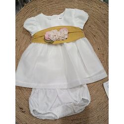 1860 Vestido fajín ceremonia Mayoral. ROPA PARA BEBES ,PREMAMA Y COLEGIAL - DE 0 5 AÑOS INFANTIL VERANO RECIEN NACIDO MAYORAL