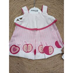 1864 vestido cenefa mayoral. ROPA PARA BEBES ,PREMAMA Y COLEGIAL - DE 0 5 AÑOS INFANTIL VERANO RECIEN NACIDO MAYORAL 0-1 55 CM .