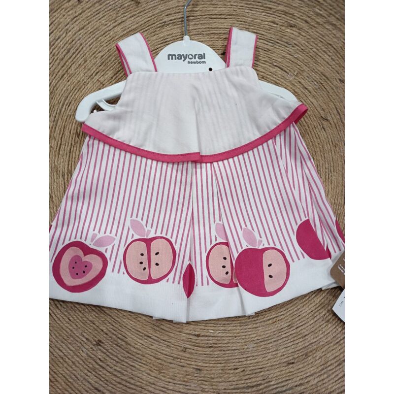 1864 vestido cenefa mayoral. ROPA PARA BEBES ,PREMAMA Y COLEGIAL - DE 0 5 AÑOS INFANTIL VERANO RECIEN NACIDO MAYORAL 0-1 55 CM .