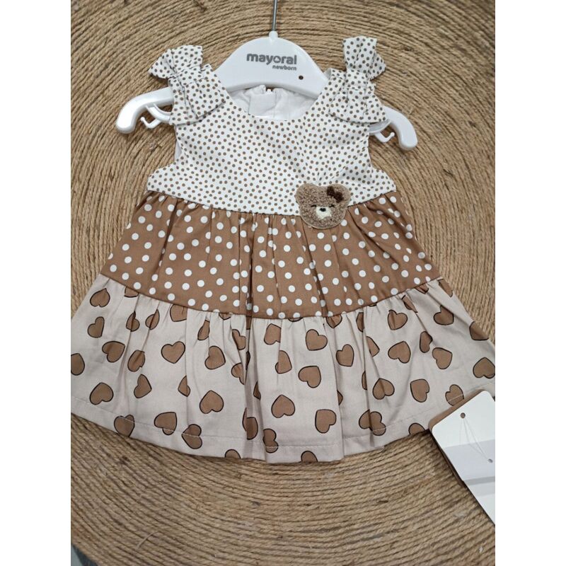 1868 vestido combinado mayoral. ROPA PARA BEBES ,PREMAMA Y COLEGIAL - DE 0 5 AÑOS INFANTIL VERANO RECIEN NACIDO MAYORAL 0-1 55