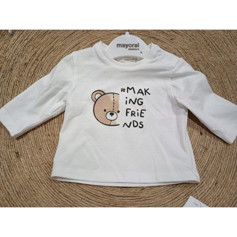 1038 Camiseta de manga larga mayoral. ROPA PARA BEBES ,PREMAMA Y COLEGIAL - DE 0 5 AÑOS INFANTIL VERANO RECIEN NACIDO MAYORAL