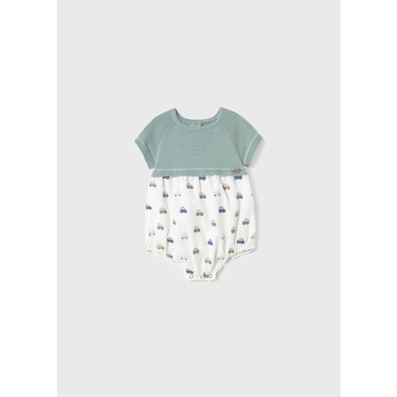 1604 Pelele tricot planta mayoral. ROPA PARA BEBES ,PREMAMA Y COLEGIAL - DE 0 5 AÑOS INFANTIL VERANO RECIEN NACIDO MAYORAL 0-1
