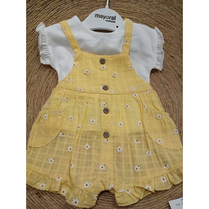 1662 Conjunto peto camisa mayoral. ROPA PARA BEBES ,PREMAMA Y COLEGIAL - DE 0 5 AÑOS INFANTIL VERANO RECIEN NACIDO MAYORAL 0-1