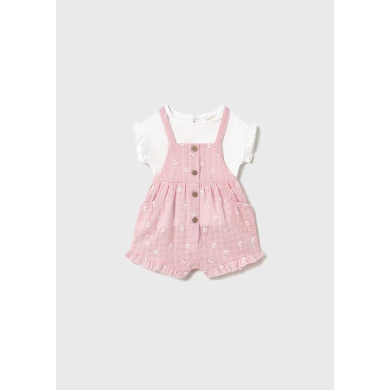 1662 Conjunto peto camisa mayoral. ROPA PARA BEBES ,PREMAMA Y COLEGIAL - DE 0 5 AÑOS INFANTIL VERANO RECIEN NACIDO MAYORAL 0-1
