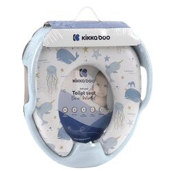 31403010011 Asiento de inodoro Sea World Azul KIKKABOO. PUERICULTURA Y COMPLEMENTOS PARA BEBES - BAÑO ACCESORIOS DE REDUCTORES .