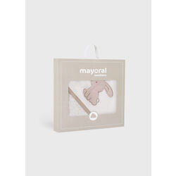 9918 Toalla Mayoral. PUERICULTURA Y COMPLEMENTOS PARA BEBES - BAÑO TOALLAS CAPAS DE . Color NATURAL. 