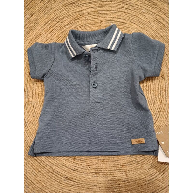 190 Polo m/c granito basico Mayoral. ROPA PARA BEBES ,PREMAMA Y COLEGIAL - DE 0 5 AÑOS INFANTIL VERANO RECIEN NACIDO MAYORAL 0-1
