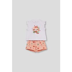 251020 CONJUNTO NIÑA DE CAMISETA Y PANTALON CORTO STREET MONKEY. ROPA PARA BEBES ,PREMAMA Y COLEGIAL - DE 0 5 AÑOS INFANTIL