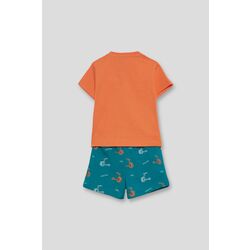 254041 CONJUNTO CAMISETA Y PANTALON CORTO NIÑO STREET MONKEY. ROPA PARA BEBES ,PREMAMA Y COLEGIAL - DE 0 5 AÑOS INFANTIL VERANO