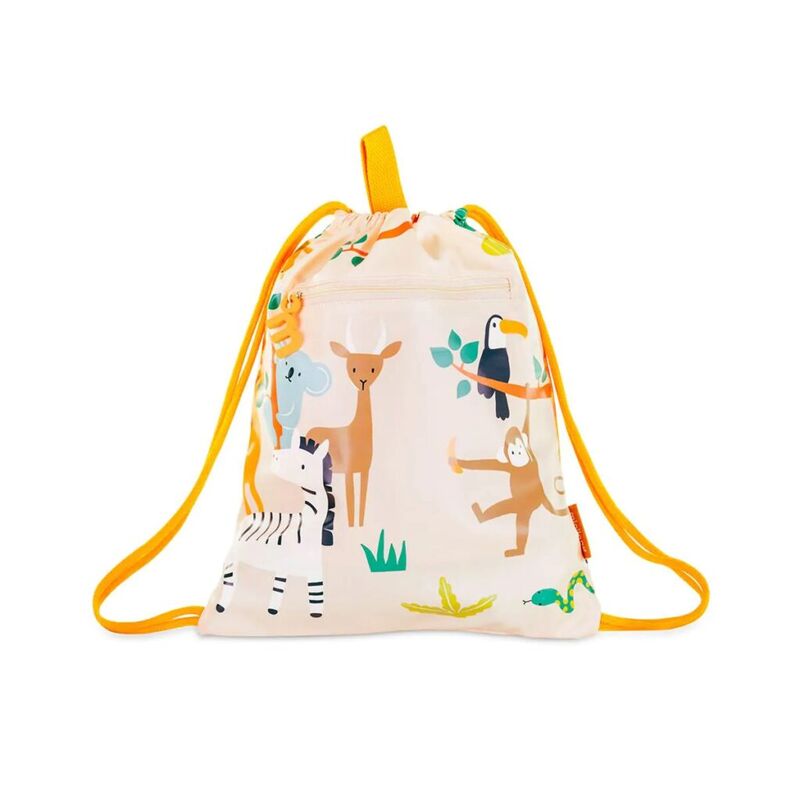 89635 Mochila saco para niños Jungle KIDDIE SACK JUNGLE MINILAND. PUERICULTURA Y COMPLEMENTOS PARA BEBES - COMIDA ACCESORIOS DE