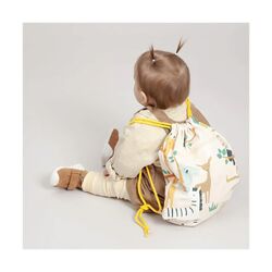 89635 Mochila saco para niños Jungle KIDDIE SACK JUNGLE MINILAND. PUERICULTURA Y COMPLEMENTOS PARA BEBES - COMIDA ACCESORIOS DE