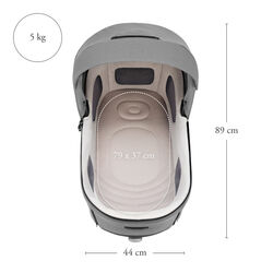 Inglesina Aptica 2025 Quattro SYSTEM QUATTRO APTICA DRW PLATINUM GREY. COCHECITOS-CARRICOCHES PARA BEBE DE EN TRES PIEZAS .