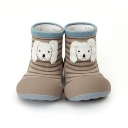01ATTIPAS BIG EARS RABBIT BEIGE *SUELA BICOLOR* ATTIPAS. ZAPATOS PARA BEBE - CALZADO NIÑO NIÑA ZAPATILLAS . CALZADO 20. 