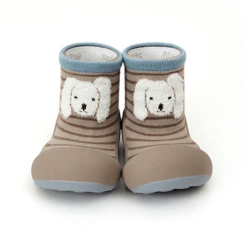 01ATTIPAS BIG EARS RABBIT BEIGE *SUELA BICOLOR* ATTIPAS. ZAPATOS PARA BEBE - CALZADO NIÑO NIÑA ZAPATILLAS . CALZADO 20. 