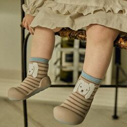 01ATTIPAS BIG EARS RABBIT BEIGE *SUELA BICOLOR* ATTIPAS. ZAPATOS PARA BEBE - CALZADO NIÑO NIÑA ZAPATILLAS . CALZADO 20. 