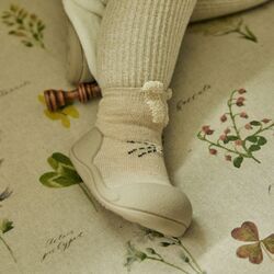 ATTIPAS Rabbit Beige. ZAPATOS PARA BEBE - CALZADO NIÑO NIÑA CHANCLAS Y CANGREJERAS ZAPATILLAS DE LONETAS . CALZADO 19. 