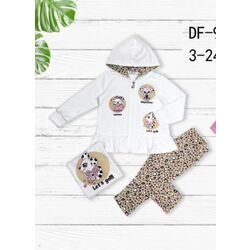 9039 CHANDAL DE TRES PIEZAS NIÑA GARVEL. ROPA PARA BEBES ,PREMAMA Y COLEGIAL - DE 0 5 AÑOS INFANTIL VERANO NIÑA Chandal . TALLAS