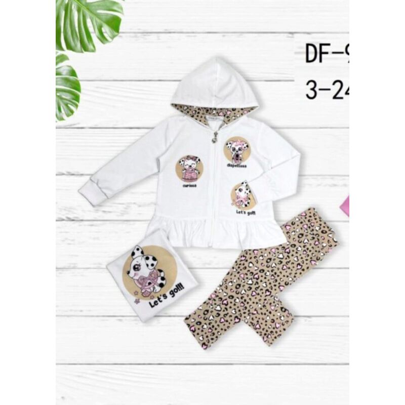 9039 CHANDAL DE TRES PIEZAS NIÑA GARVEL. ROPA PARA BEBES ,PREMAMA Y COLEGIAL - DE 0 5 AÑOS INFANTIL VERANO NIÑA Chandal . TALLAS