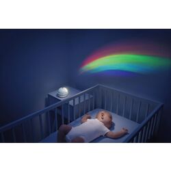 Móvil de cuna con proyector Arcoiris. JUGUETES PARA BEBE - MOVILES, PROYECTORES CARRILLONES . Color GRIS . 