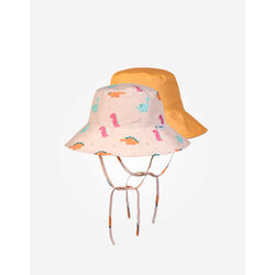 6411 Gorro solar dinosaurios Saro. ROPA PARA BEBES ,PREMAMA Y COLEGIAL - DE 0 5 AÑOS INFANTIL VERANO NIÑO Conjunto baño NIÑA