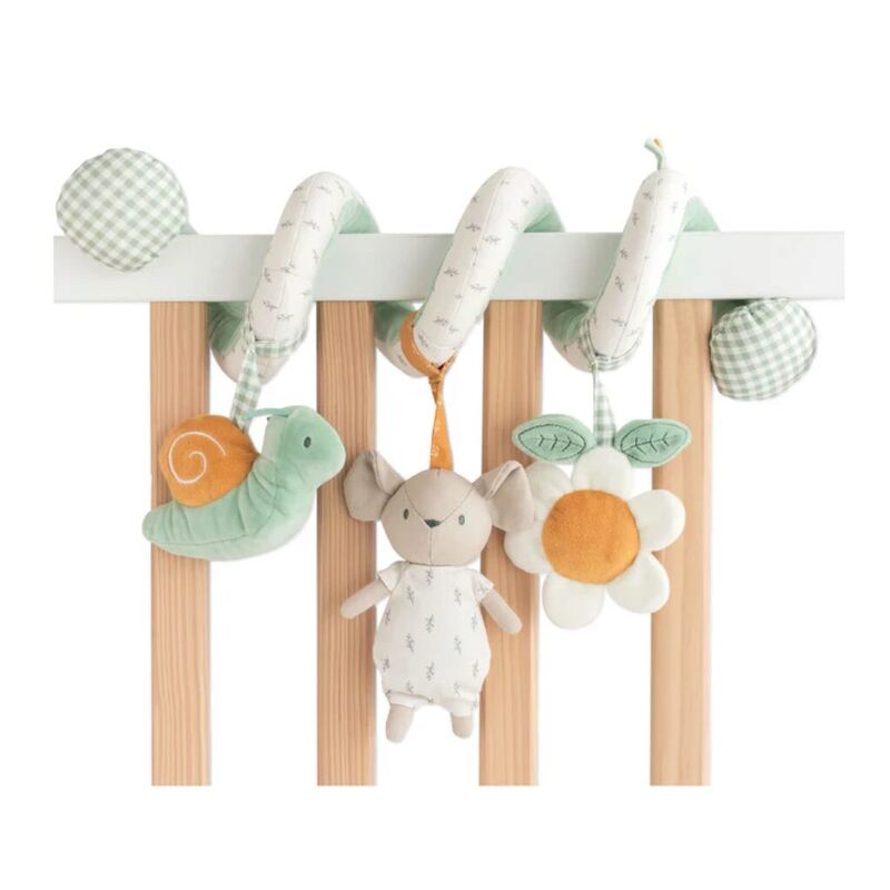 2269 Espiral con sonajeros  Mousie "Spring Cottage"  Saro. JUGUETES PARA BEBE - PELUCHES Y MUÑECOS PRIMEROS . Color 0. 