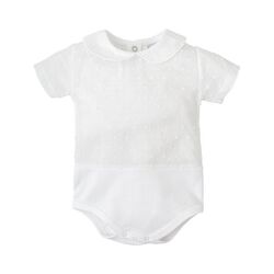 1727 BODY MAGA CORTA PLUMETTI CUELLO BEBE BABIDU. ROPA PARA BEBES ,PREMAMA Y COLEGIAL - DE 0 5 AÑOS INTERIOR Bodys . TALLAS 3