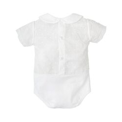 1727 BODY MAGA CORTA PLUMETTI CUELLO BEBE BABIDU. ROPA PARA BEBES ,PREMAMA Y COLEGIAL - DE 0 5 AÑOS INTERIOR Bodys . TALLAS 3
