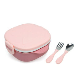 3540 C/C. CAJA ALMUERZO 450ML ACERO INOXIDA KIOKIDS. PUERICULTURA Y COMPLEMENTOS PARA BEBES - COMIDA TERMOS RECIPIENTES