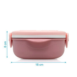 3540 C/C. CAJA ALMUERZO 450ML ACERO INOXIDA KIOKIDS. PUERICULTURA Y COMPLEMENTOS PARA BEBES - COMIDA TERMOS RECIPIENTES