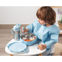 3541 CAJA ALMUERZO 450ML ACERO INOXIDABLE KIOKIDS. PUERICULTURA Y COMPLEMENTOS PARA BEBES - COMIDA TERMOS RECIPIENTES VAJILLAS