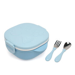 3541 CAJA ALMUERZO 450ML ACERO INOXIDABLE KIOKIDS. PUERICULTURA Y COMPLEMENTOS PARA BEBES - COMIDA TERMOS RECIPIENTES VAJILLAS