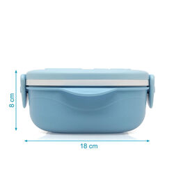 3541 CAJA ALMUERZO 450ML ACERO INOXIDABLE KIOKIDS. PUERICULTURA Y COMPLEMENTOS PARA BEBES - COMIDA TERMOS RECIPIENTES VAJILLAS