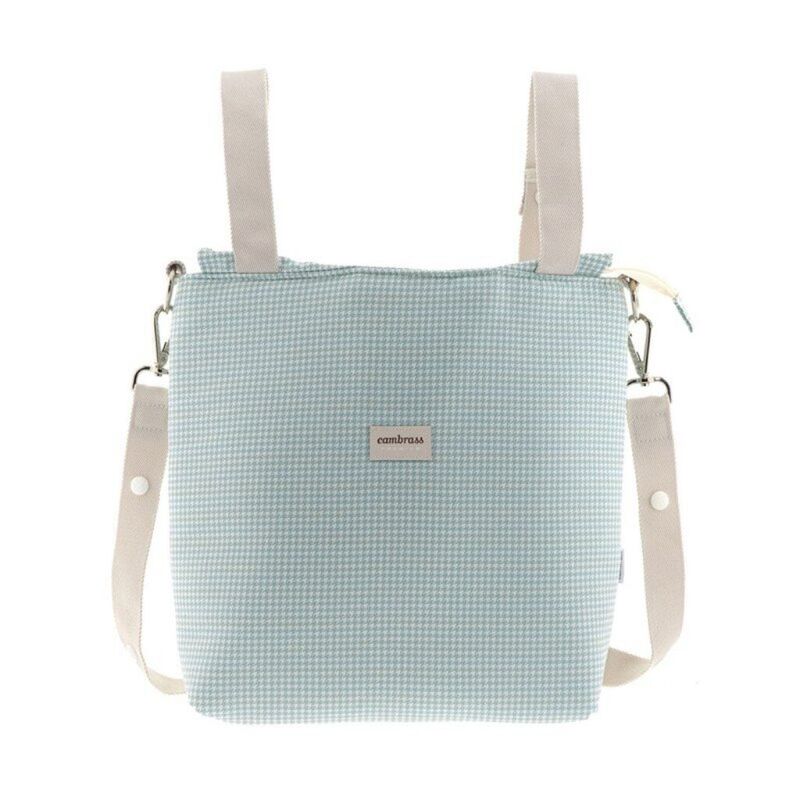 49724 Bolsa talega mini windsort Mint 12x40x 35 cm cambrass. COCHECITOS-CARRICOCHES PARA BEBE SACOS Y TEXTILES BOLSOS ,TALEGAS