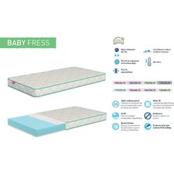64376 COLCHON DE CUNA BABY FRESS 115X55X10 BABY WORLD  Naturalia & Poligón. MOBILIARIO Y DECORACION PARA BEBE - COLCHONES .