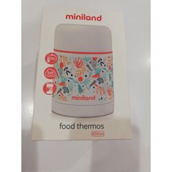 89352 Food termo Miniland 600 ml. PUERICULTURA Y COMPLEMENTOS PARA BEBES - COMIDA . Color Naranja . 